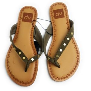 DV Bel Womens Embellished Sandals Flats NEW w Tags